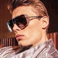 Load image into Gallery viewer, Steampunk Sunglasses For Men Square Retro