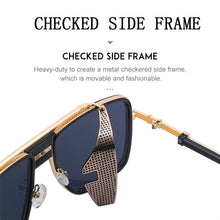 Load image into Gallery viewer, Steampunk Sunglasses For Men Square Retro