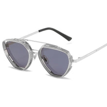 Load image into Gallery viewer, Steampunk Sunglasses New Retro Men Ladies Metal Hollow Frame Fashion