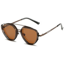 Load image into Gallery viewer, Steampunk Sunglasses New Retro Men Ladies Metal Hollow Frame Fashion