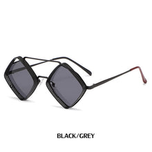 Load image into Gallery viewer, Steampunk Sunglasses New Retro Men Ladies Metal Hollow Frame Fashion