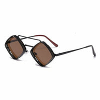 Steampunk Sunglasses New Retro Men Ladies Metal Hollow Frame Fashion