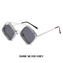 Load image into Gallery viewer, Steampunk Sunglasses New Retro Men Ladies Metal Hollow Frame Fashion