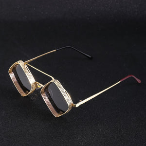 Steampunk Sunglasses New Retro Men Ladies Metal Hollow Frame Fashion