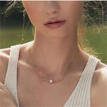 Load image into Gallery viewer, Stick Pearl Necklace for Women Hot Fashion Creative Clavicle Chain