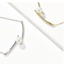 Load image into Gallery viewer, Stick Pearl Necklace for Women Hot Fashion Creative Clavicle Chain