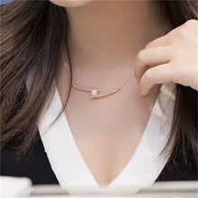 Load image into Gallery viewer, Stick Pearl Necklace for Women Hot Fashion Creative Clavicle Chain