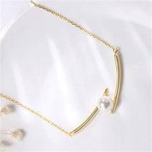 Load image into Gallery viewer, Stick Pearl Necklace for Women Hot Fashion Creative Clavicle Chain