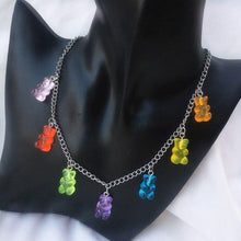 Load image into Gallery viewer, Stolz Nette Gelee Br Gummy Halsketten fr Frauen Mdchen Coole Punk Hip - Sophornlilly