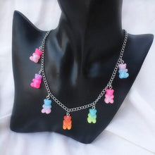 Load image into Gallery viewer, Stolz Nette Gelee Br Gummy Halsketten fr Frauen Mdchen Coole Punk Hip - Sophornlilly