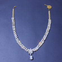 Load image into Gallery viewer, StoneFans Luxury Jewelry Drop Pendant Necklace for Women CZ Chain