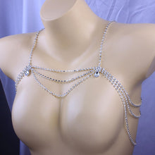 Load image into Gallery viewer, Stonefans Bridal Rhinestone Shoulder Necklace Wedding Jewlery for
