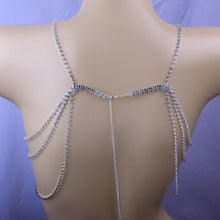 Load image into Gallery viewer, Stonefans Bridal Rhinestone Shoulder Necklace Wedding Jewlery for