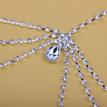 Load image into Gallery viewer, Stonefans Bridal Rhinestone Shoulder Necklace Wedding Jewlery for
