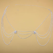 Load image into Gallery viewer, Stonefans Bridal Rhinestone Shoulder Necklace Wedding Jewlery for