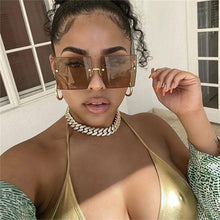 Load image into Gallery viewer, Stonefans Gold Iced Out Cuban Chain Necklace Bling Hip Hop Adjustable