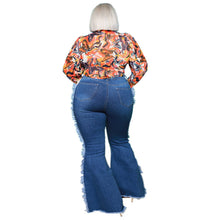 Load image into Gallery viewer, Street Wear Urban Plus Size Women Jeans Fashion High Waist Hole Tassel