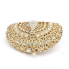 Load image into Gallery viewer, Stylish Animal Peacock Diamante Evening Bags Luxury Crystal Clutch