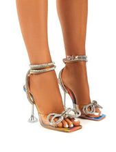 Load image into Gallery viewer, Summer Sexy Rhinestone Bowknot Women Sandals PVC Jelly - Sophornlilly