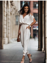 Load image into Gallery viewer, Jumpsuit Fashion Casual V neck Sexy Off Shoulder