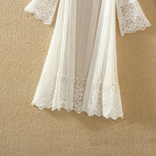 Load image into Gallery viewer, Summer Chiffon Blouse Black Cardigan Sun Protection Clothing Long