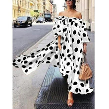 Load image into Gallery viewer, Summer Dress NEW For Women Fashion Plus Size 2XL Polka Dot