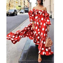 Load image into Gallery viewer, Summer Dress NEW For Women Fashion Plus Size 2XL Polka Dot
