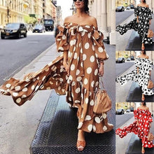 Load image into Gallery viewer, Summer Dress NEW For Women Fashion Plus Size 2XL Polka Dot