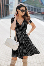 Load image into Gallery viewer, Summer Dress Femme Robes Women's Clothing Polka Dot Print A Line - Sophornlilly