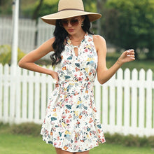 Load image into Gallery viewer, Summer Dress For Women Boho Style Elegant V Neck Bandage