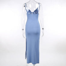 Load image into Gallery viewer, Women's Pencil Dress Femme Robe Split Hollow Out Bow - Sophornlilly