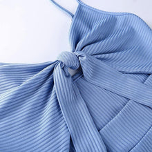 Load image into Gallery viewer, Women's Pencil Dress Femme Robe Split Hollow Out Bow - Sophornlilly