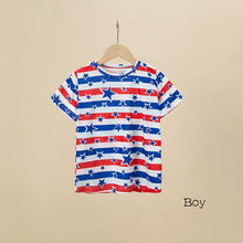 Load image into Gallery viewer, Summer Family Matching Outfits Father and Son Short Sleeve T shirt