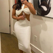 Load image into Gallery viewer, Summer Fashion New Product Long Skirt  New Halter Neck Slim Hollow - Sophornlilly
