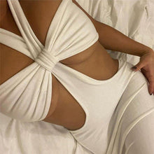 Load image into Gallery viewer, Summer Fashion New Product Long Skirt  New Halter Neck Slim Hollow - Sophornlilly