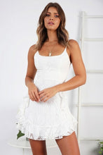 Load image into Gallery viewer, Summer Fashion Printed Halter High Waist Dress With Flounces A line - Sophornlilly