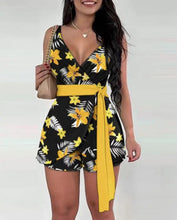 Load image into Gallery viewer, Fashion Printed Short Jumpsuit