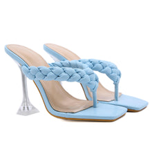 Load image into Gallery viewer, Summer Fashion Transparent Crystal Heel Sandals Women's Slippers|High - Sophornlilly