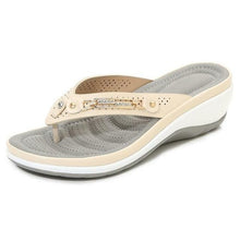 Load image into Gallery viewer, Summer Fashion Women's Slippers Metal Button Slides Shoes Beach