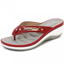 Load image into Gallery viewer, Summer Fashion Women's Slippers Metal Button Slides Shoes Beach