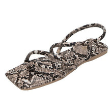 Load image into Gallery viewer, Snake Pattern Sandals Women Fashion