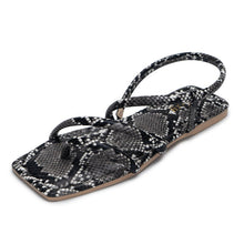 Load image into Gallery viewer, Snake Pattern Sandals Women Fashion