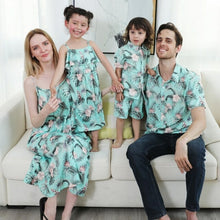 Load image into Gallery viewer, Summer Family Matching Baby Boys Clothing Sets Man Shirts