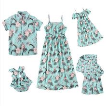 Load image into Gallery viewer, Summer Family Matching Baby Boys Clothing Sets Man Shirts