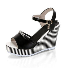 Load image into Gallery viewer, Summer Ladies Sandals Wedges Platform Women's Shoes Buckle Female - Sophornlilly