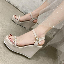 Load image into Gallery viewer, Summer Ladies Sandals Wedges Platform Women's Shoes Buckle Female - Sophornlilly