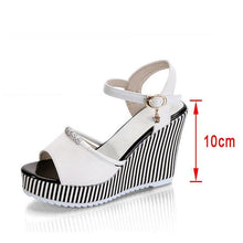 Load image into Gallery viewer, Summer Ladies Sandals Wedges Platform Women's Shoes Buckle Female - Sophornlilly