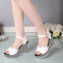 Load image into Gallery viewer, Summer Ladies Sandals Wedges Platform Women's Shoes Buckle Female - Sophornlilly