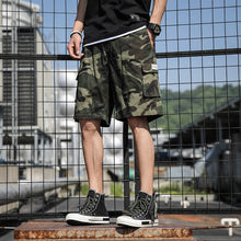 Load image into Gallery viewer, Summer Men's Outdoor Camouflage Cargo Shorts Pocket Cotton Casual Half