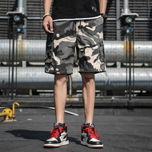 Load image into Gallery viewer, Summer Men's Outdoor Camouflage Cargo Shorts Pocket Cotton Casual Half